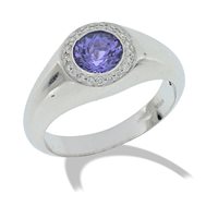 Ring Gemoro Woman Tanzanite in White Gold Tanzanite AC462BIA.TZ